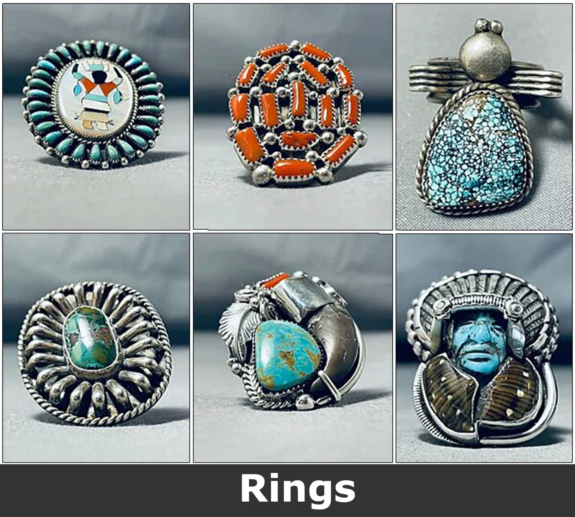 Authentic Vintage Native American Jewelry, Turquoise Jewelry on